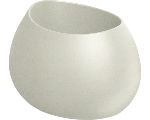 Ghiveci de flori din plastic în formă ovală