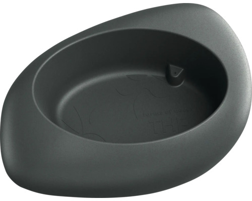 Vas negru din plastic pentru plante