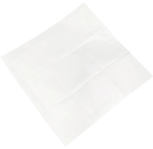 Un șervețel de hârtie alb, individual