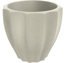 Ghiveci de flori din plastic cu design fațetat