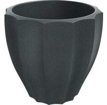 Ghiveci de flori din plastic cu design fațetat