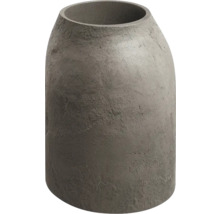 Vază de flori gri din beton