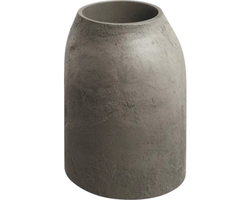 Vază de flori gri din beton