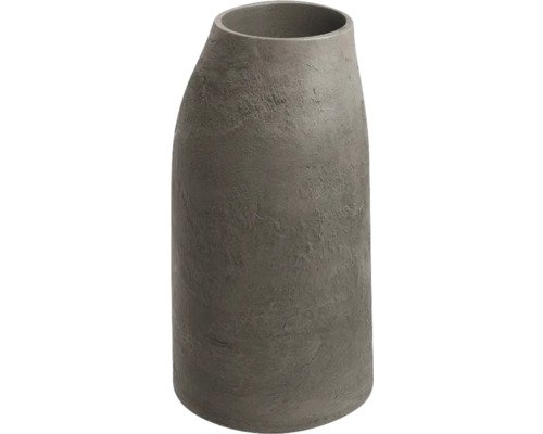 Vază de flori gri din ceramică