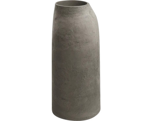 Vază gri pentru plante din ceramică