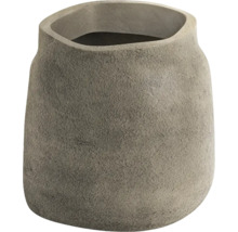 Ghiveci gri din ceramică