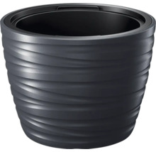 Ghiveci de flori din plastic cu suprafață ondulată