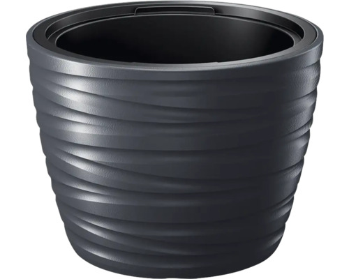 Ghiveci de flori din plastic cu suprafață ondulată