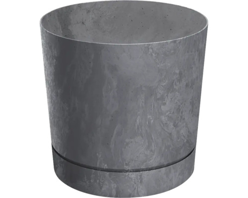 Ghiveci rotund din gresie cu suport