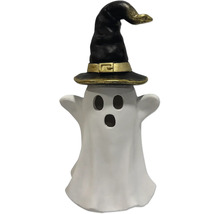 Fantomă cu pălărie de vrăjitoare ca decorațiune de Halloween