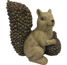 Figurină decorativă veveriță cu con de pin