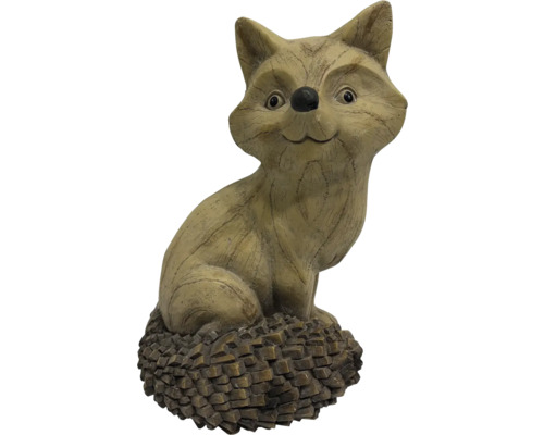 Figurină decorativă vulpe așezată