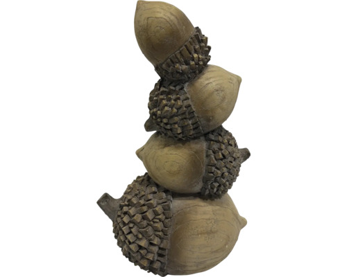 Figurină decorativă de grădină, stivă de ghinde