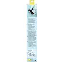 Ambalaj curățitor geamuri acvariu Tetra GS 45 cu caracteristici, Tetra Logo, simboluri de reciclare și instrucțiuni pentru înlocuirea lamei.