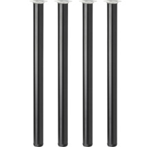 Patru picioare de masă metalice