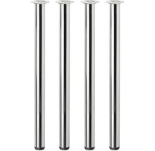 Patru picioare de masă din metal