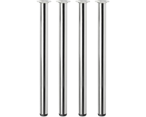 Patru picioare de masă din metal