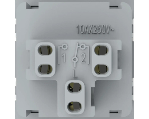 Imagine detaliată a unui întrerupător cu borne de conectare pentru cablajul electric