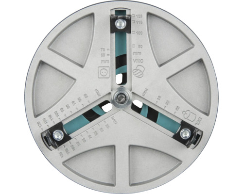 Șablon de reglare pentru determinarea diametrului adecvat