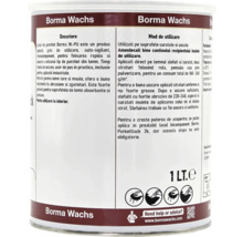 Lac pentru parchet Borma Wachs 1 litru, lac poliuretanic monocomponent pentru pardoseli din lemn la interior cu instrucțiuni de utilizare.