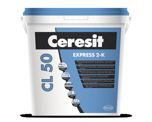 Material hidroizolant Ceresit CL 50 Express 2-K în găleată