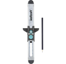 Trasator paralel Wolfcraft din metal și plastic inclusiv creion pentru marcarea marginilor.