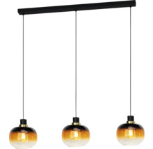 Lumină suspendată cu trei sfere de sticlă