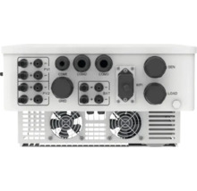 Conexiuni și ventilatoare ale unui invertor pentru sisteme fotovoltaice.