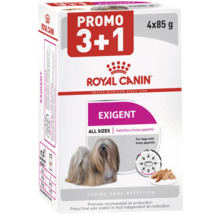 Royal Canin Exigent hrană pentru câini, pachet de 4 ori 85 de grame pentru câini mofturoși de toate dimensiunile