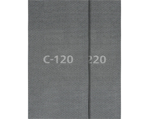 Plasă fină pentru protecție împotriva insectelor cu o structură de grilă pătrată și o cusătură verticală.