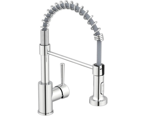 Baterie de bucătărie cu duș cu furtun