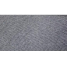 Vedere de aproape a unei suprafețe textile gri cu o structură țesută fină.