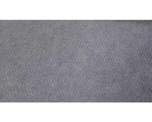Vedere de aproape a unei suprafețe textile gri cu o structură țesută fină.