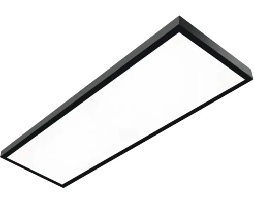 Plafonieră LED dreptunghiulară cu ramă neagră