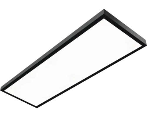Plafonieră LED dreptunghiulară cu cadru întunecat
