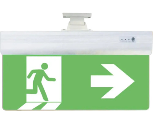 Lumină de ieșire de urgență cu săgeată spre dreapta