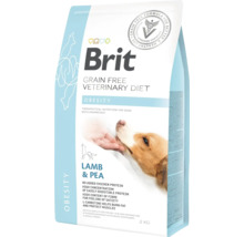 Brit Veterinary Diet Obesity hrană pentru câini cu miel și mazăre, 2 kg