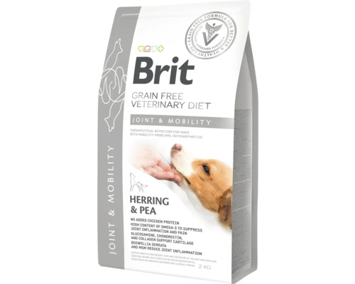 Brit Grain Free Veterinary Diet pentru câini, articulații și mobilitate, 2 kg