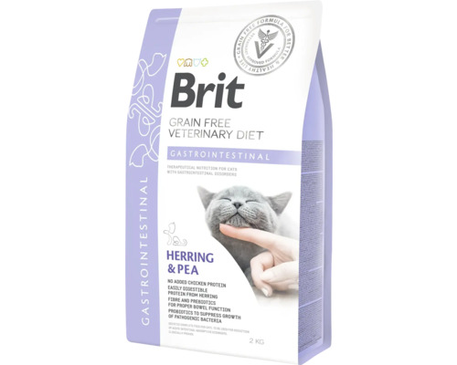 Brit Grain Free Veterinary Diet Gastrointestinal hrană pentru pisici, 2 kg