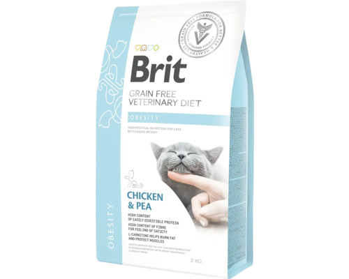 Brit Veterinary Diet Obesity hrană pentru pisici, 2 kg