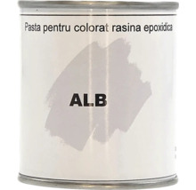 Pastă pentru colorat rășină epoxidică de culoare albă în cutie metalică