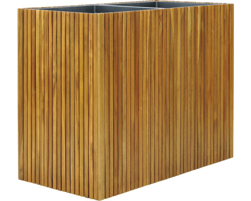 Jardinieră din lemn cu inserție