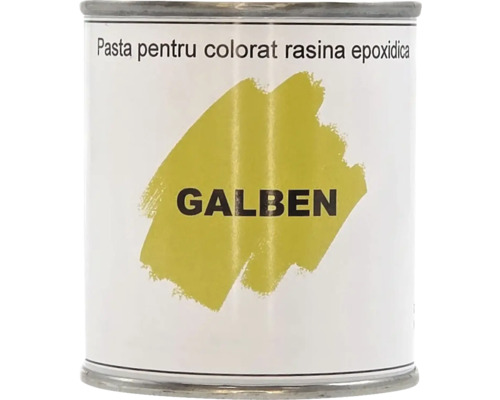 Pastă pentru colorat rășină epoxidică, galben