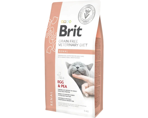 Brit Veterinary Diet Renal hrană pentru pisici, pachet de 5 kilograme