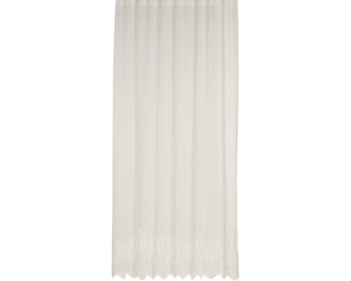 Perdea din voal cu model floral