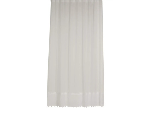 Cortină de duș albă din material textil