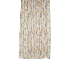 Cortină cu model de frunze pentru decorarea ferestrelor