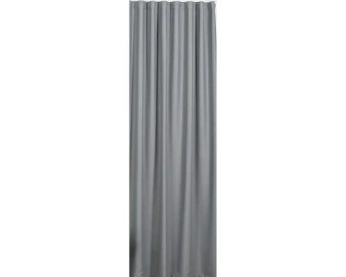 Draperie Casino gri închis 280 cm lățime (la metru) Perdea gri pentru decorarea ferestrelor