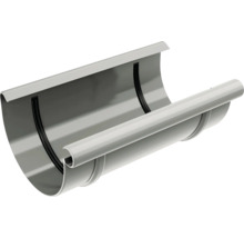 Element de îmbinare pentru jgheaburi din zinc cu garnituri integrate pentru jgheaburi semirotunde