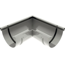 Colțar interior pentru jgheab 90 grade din plastic gri